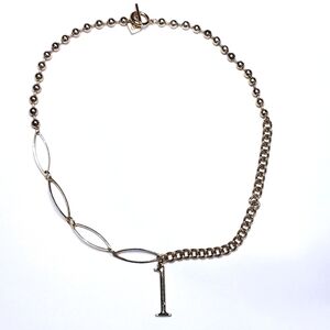 Gold Toned OE Necklace #1 Choker Fashion Jewelry